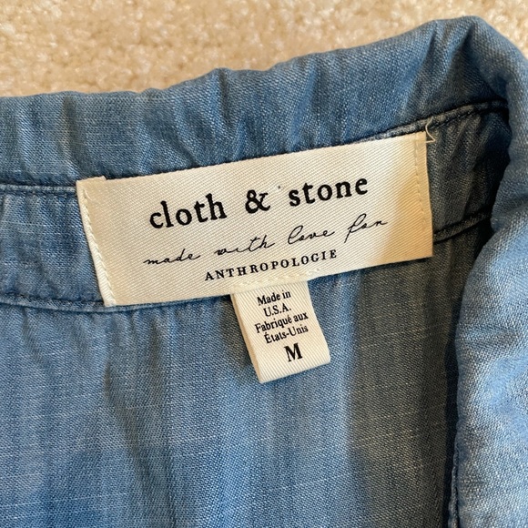 Cloth and Stone sleeveless button shirt in tencel - Picture 2 of 8